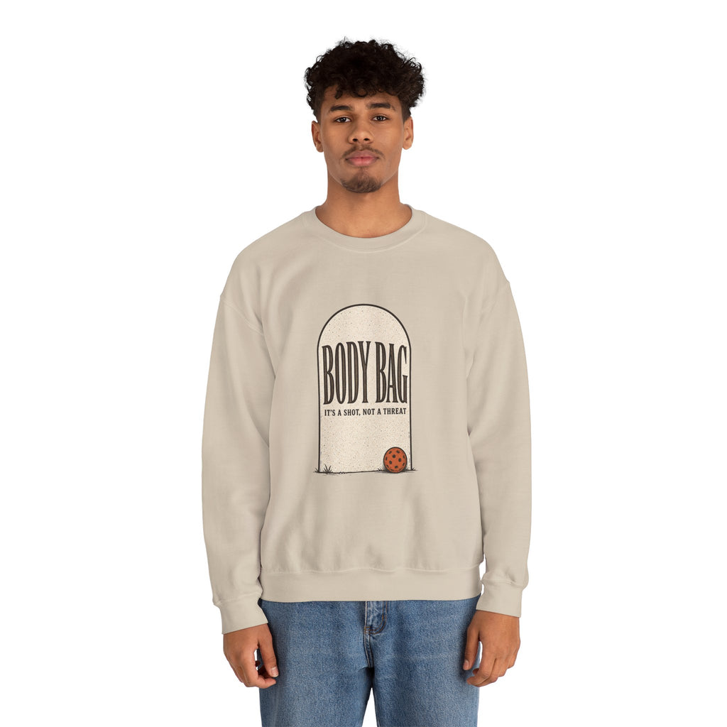 BODY BAG It's a Shot, Not a Threat Sweatshirt