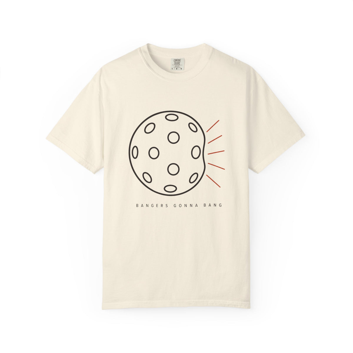 Danger's Gonna Bang T‑Shirt - Ivory - Front