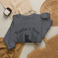 Familiar & Ferns Sweatshirt - Charcoal - Flat Lay
