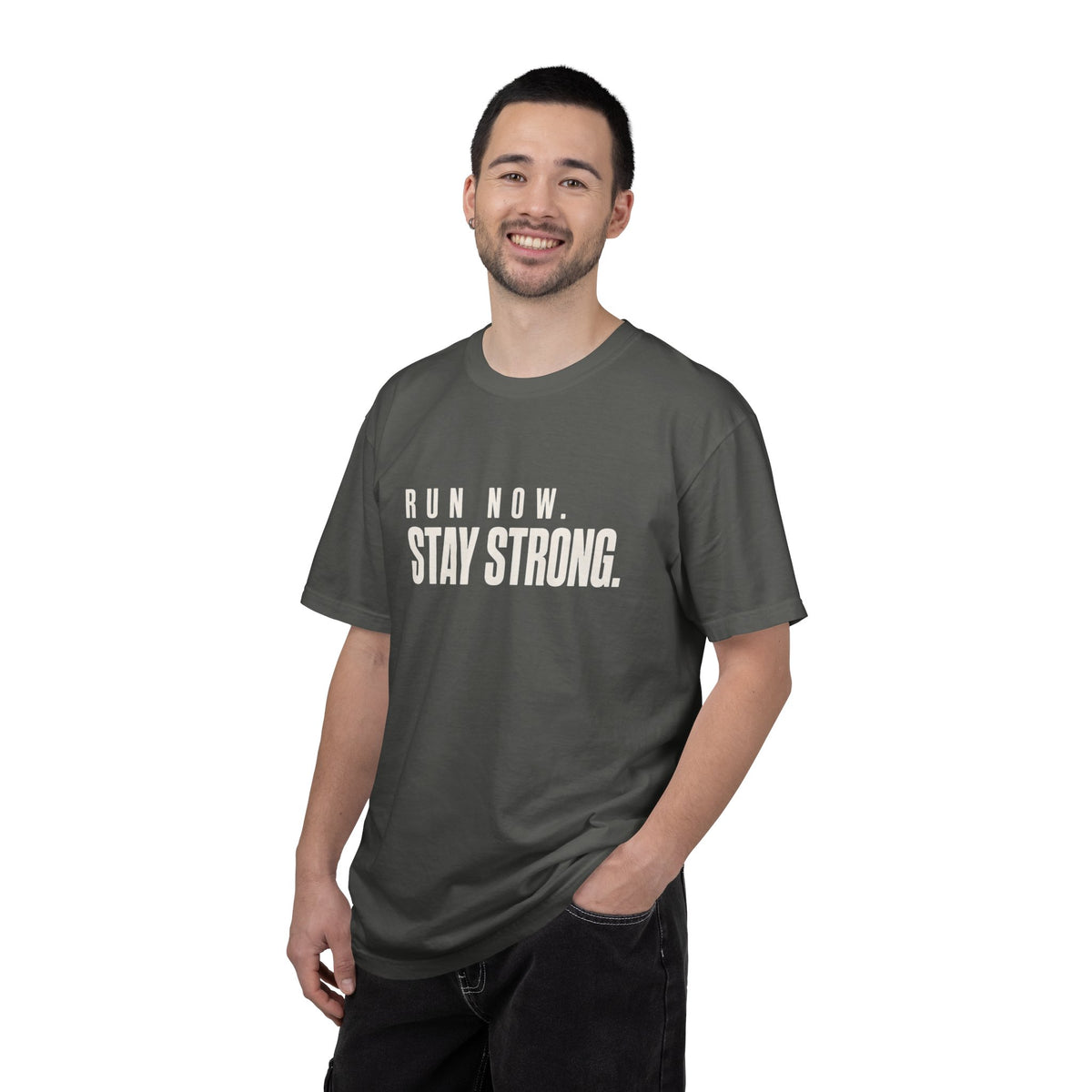 Run Now. Stay Strong. T-Shirt
