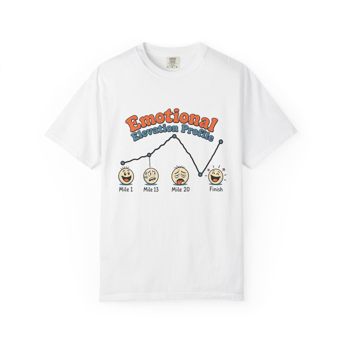 Emotional Elevation Profile T-shirt - White - On Model Side