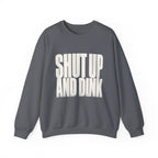 Shut Up and Dink Sweatshirt - Charcoal - Flat Lay
