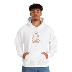 Running On Empty Since October Hoodie - White - On Model Male