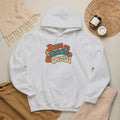 Runs on Snacks & Denial Hoodie - Ash - flat lay 