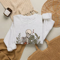 Growing Through It Sweatshirt - Ash - flat lay