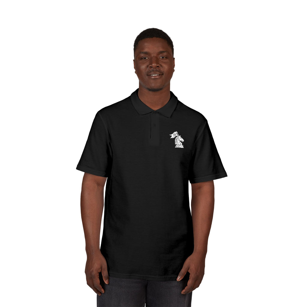 Embroidered Horse Logo Polo Shirt v1