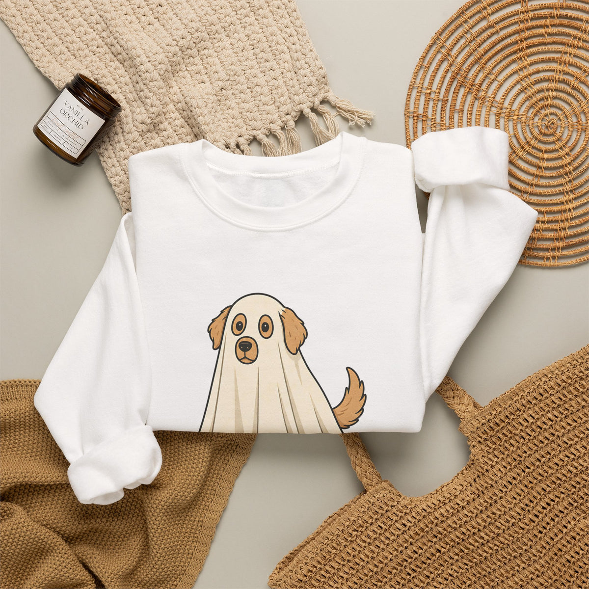 Costume Approved By Nobody Sweatshirt - White - Flat Lay