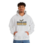 Negative Splits Positive Vibes Hoodie - Ash - On Model Male