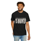 The Kitchen Is Haunted T-Shirt - Black - On Model Front