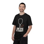 I Came to Play. Not to Socialize. T-Shirt - Black - On Model Male