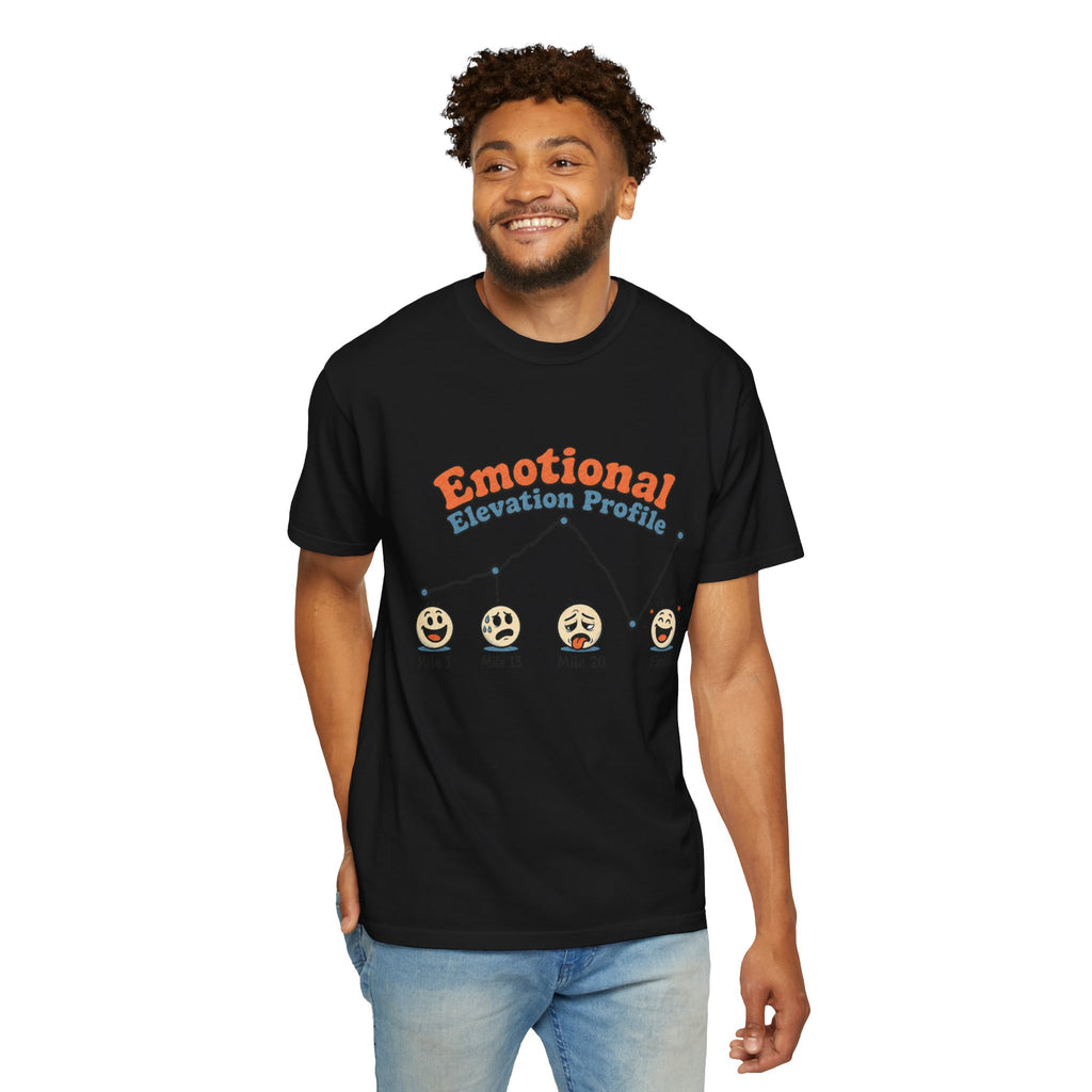 Emotional Elevation Profile T-shirt - Black - On Model Front