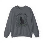 Familiar & Ferns Sweatshirt - Charcoal - Flat Lay
