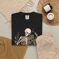 Growing Through It T-shirt - Black - Flat Lay