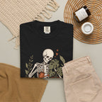 Growing Through It T-shirt - Black - Flat Lay