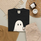 Running On Empty Since October T-Shirt - Black - Flat Lay