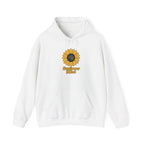 Sunflower Mind Hoodie - White - Flat Lay