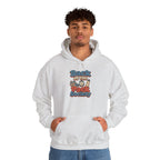 Back of the Pack Society Hoodie - Ash - on model male