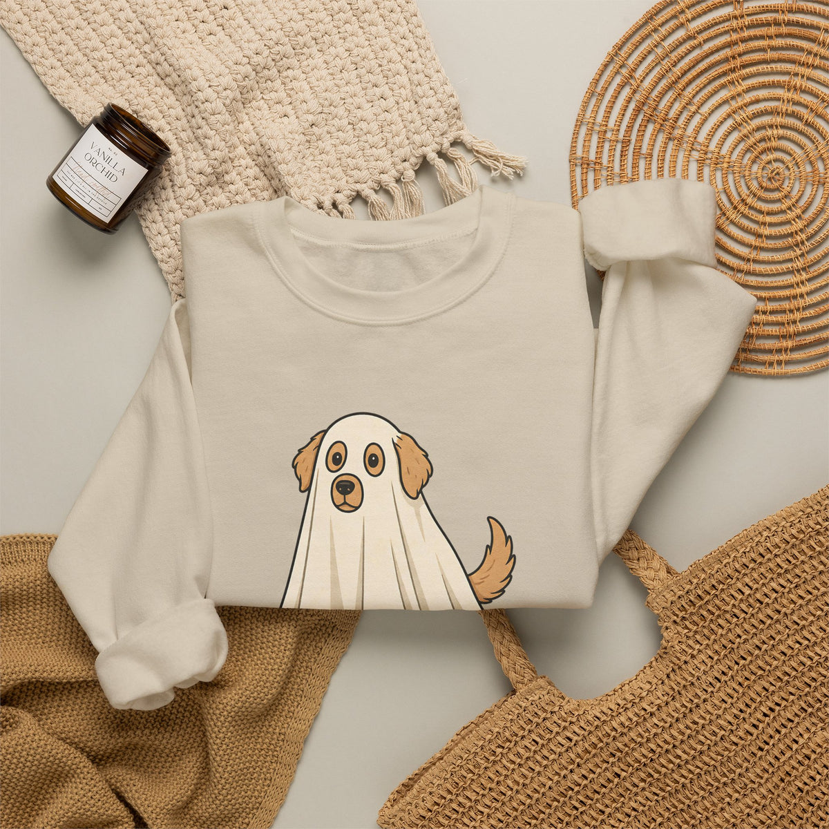Costume Approved By Nobody Sweatshirt - Sand - Flat Lay