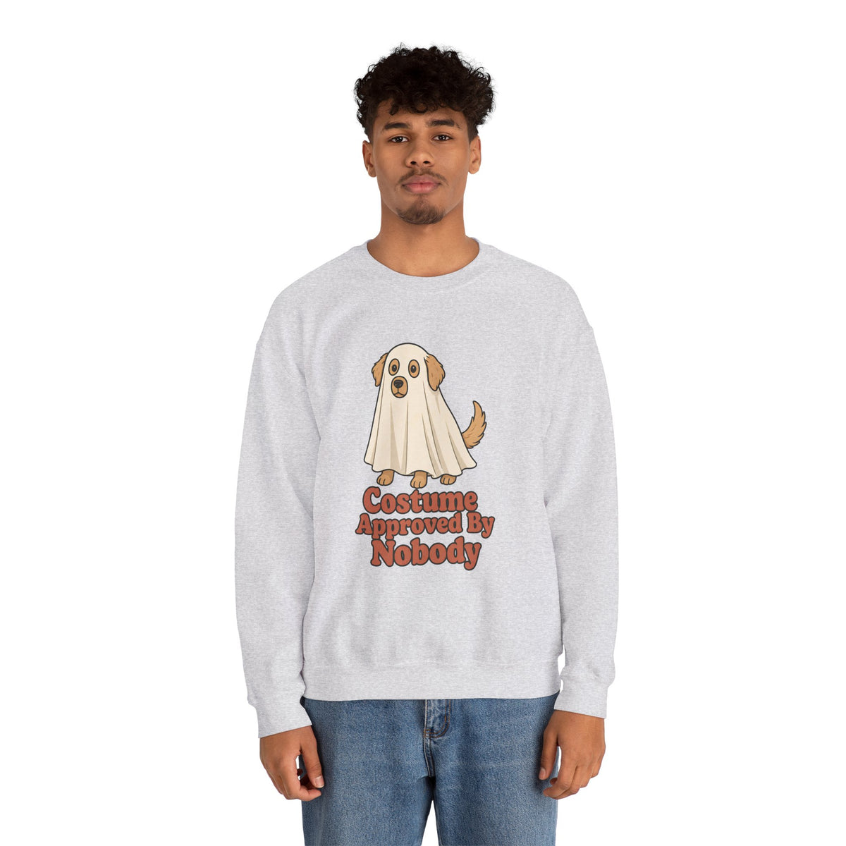 Costume Approved By Nobody Sweatshirt - Ash - On Model Male