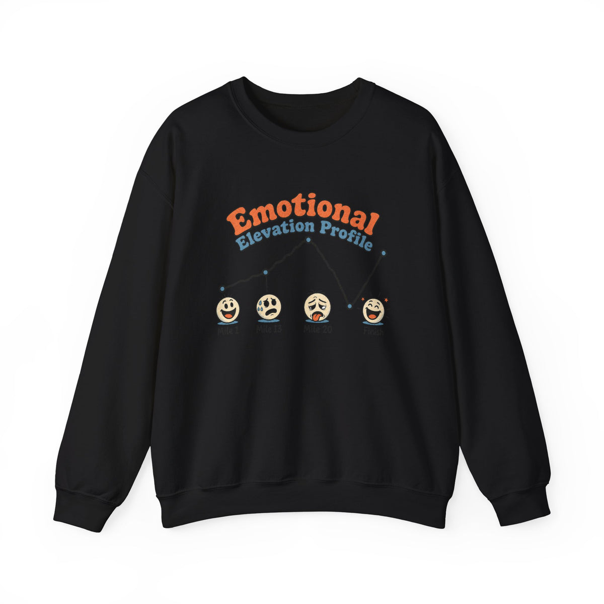Emotional Elevation Profile Sweatshirt - Black - Front