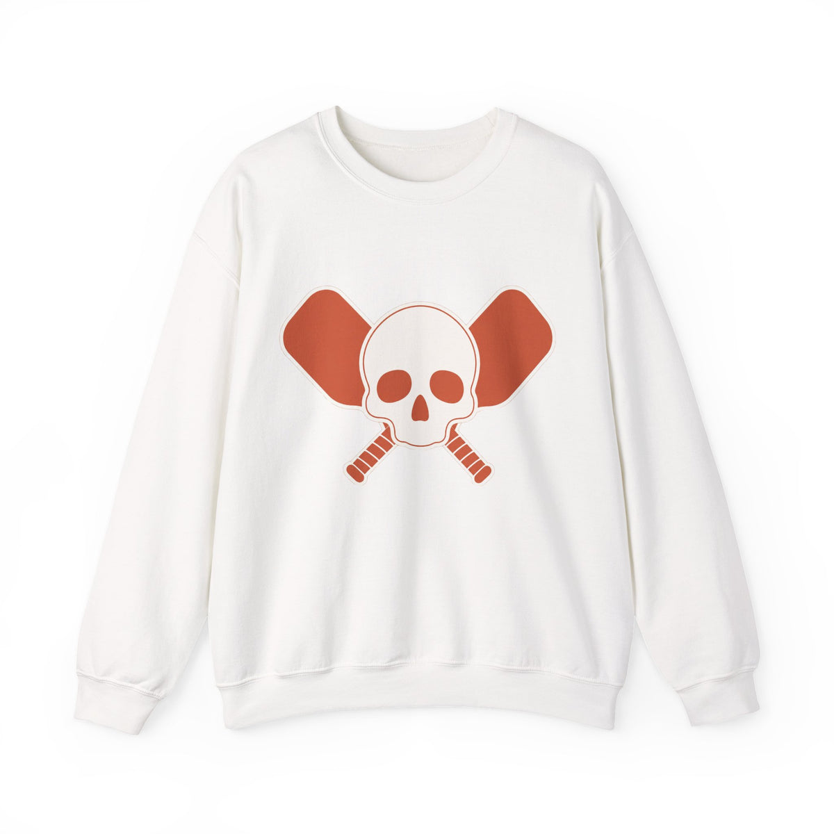 Skull & Oars Sweatshirt - White - Front