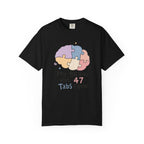 My Brain Has 47 Tabs Open T-Shirt - Black - Front
