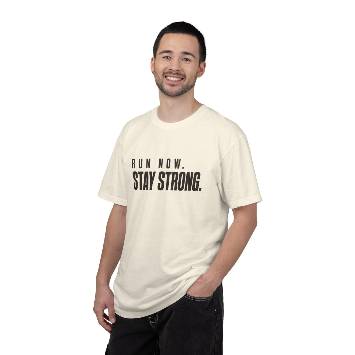 Run Now. Stay Strong. T-Shirt