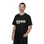 I Want Do Something So I Hit Ball T-Shirt - Black - On Model Male