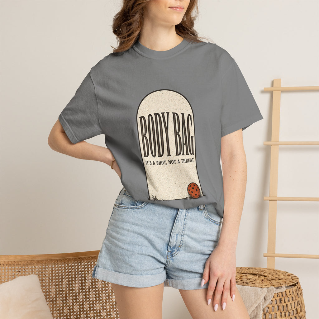 BODY BAG It's a Shot, Not a Threat T-Shirt