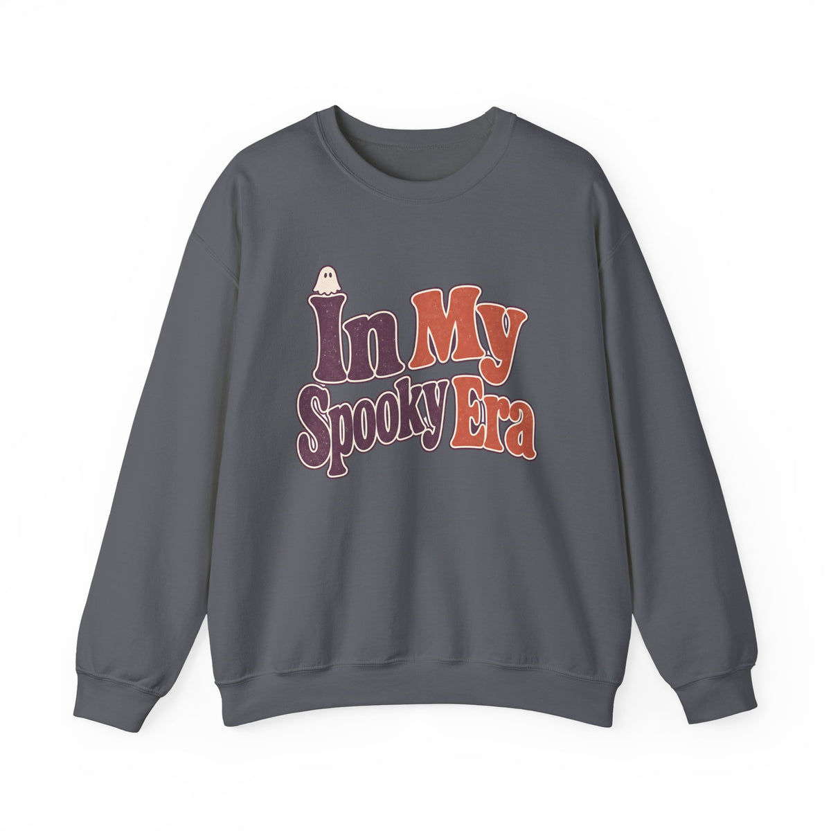 In My Spooky Era Sweatshirt - Charcoal - Flat Lay