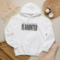 The Kitchen Is Haunted Hoodie - White - Flat Lay