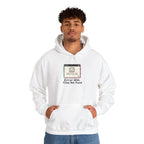 Error 404 Sleep Not Found Hoodie - White - On Model Male