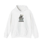 Weekend Forecast 100% Gaming Hoodie - White - Flat Lay