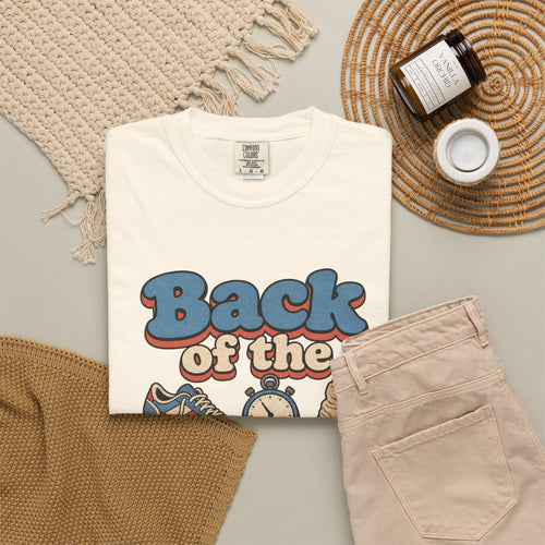 Back of the Pack Society T-shirt - Ivory - Flat Lay