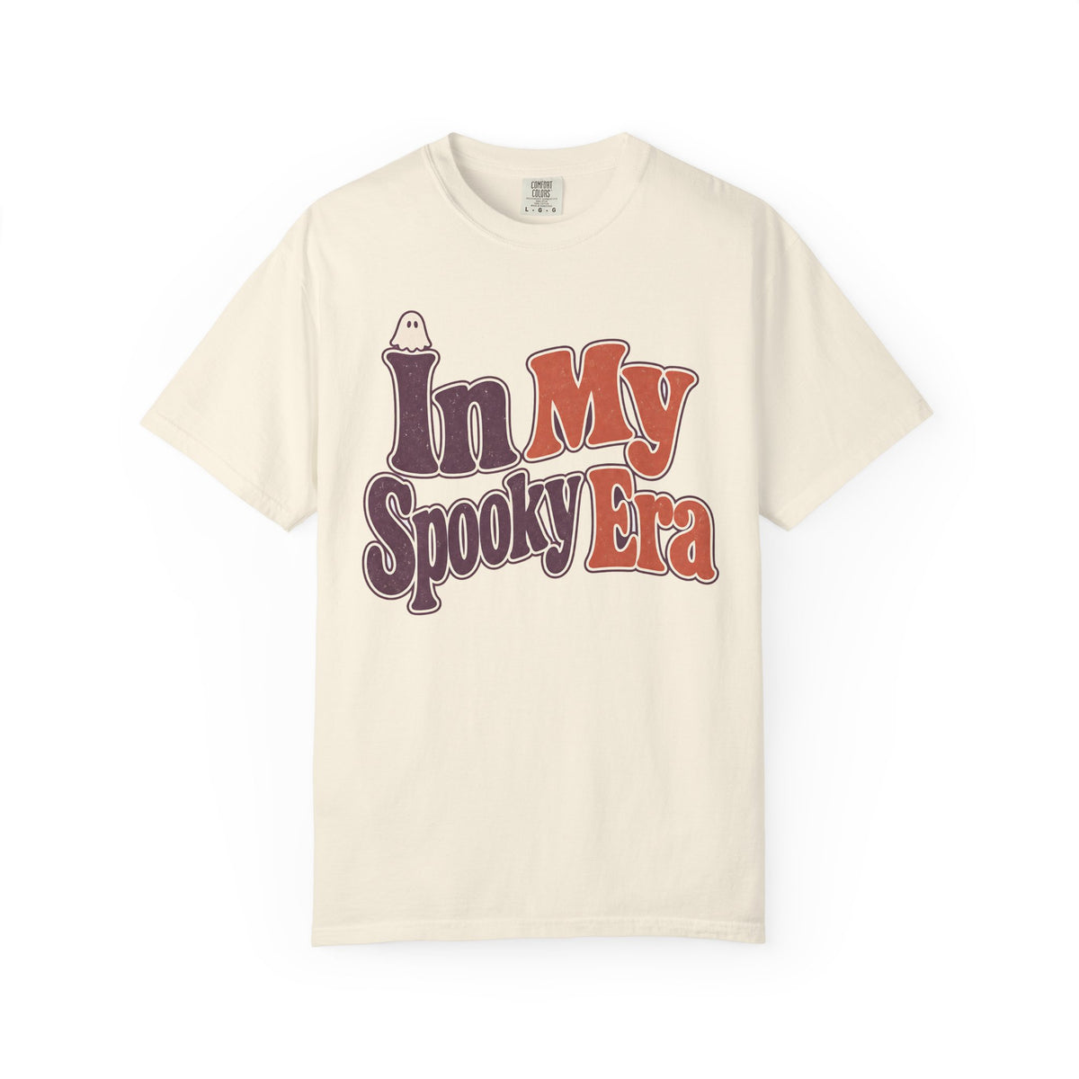 In My Spooky Era T-Shirt - Ivory - On Model Side