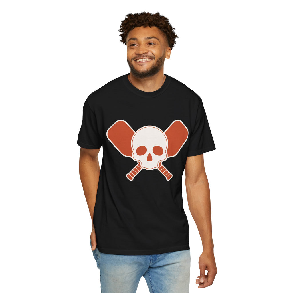 Skull & Oars T-Shirt - Black - On Model Front