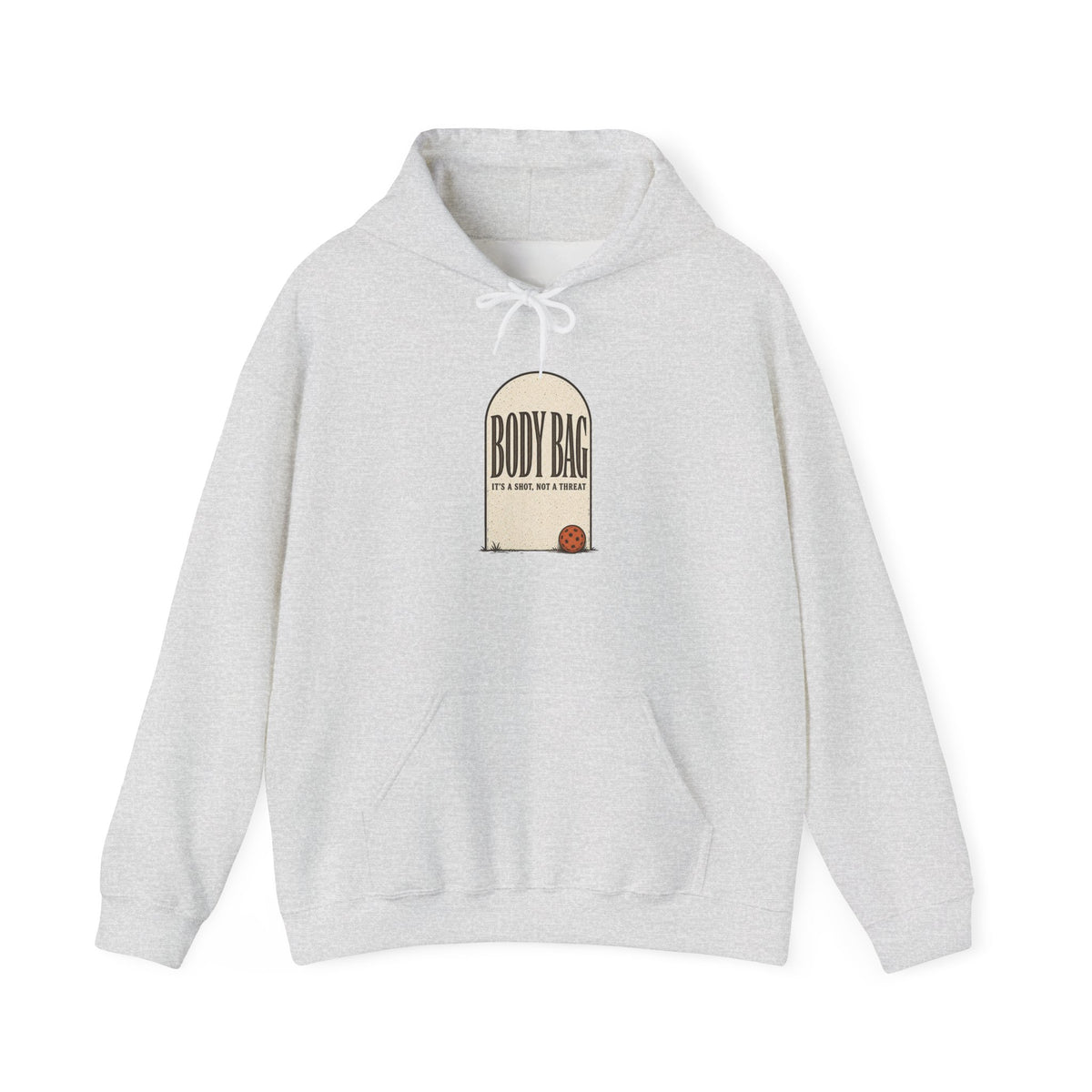 BODY BAG It's a Shot, Not a Threat Hoodie