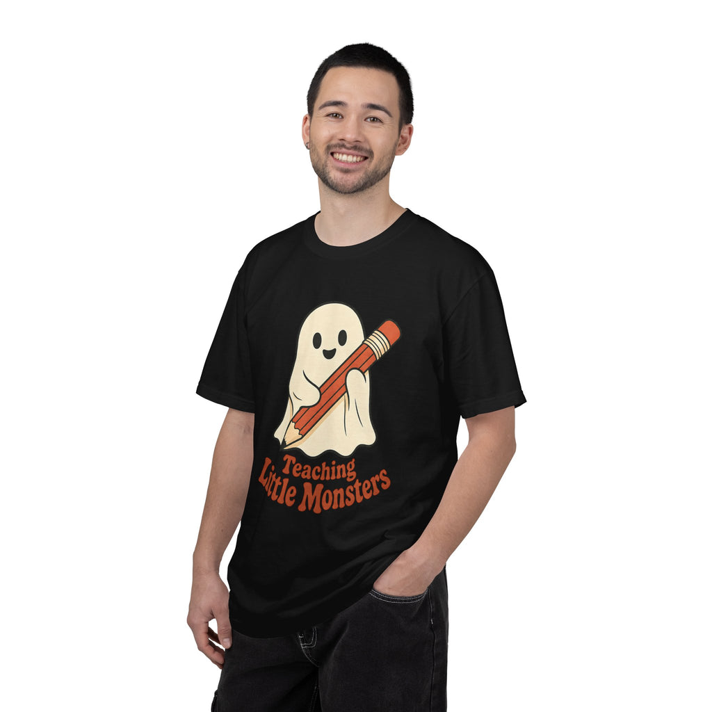 Teaching Little Monsters T-shirt - Black - On Model Male
