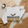 Negative Splits Positive Vibes Sweatshirt - Ash - Flat Lay