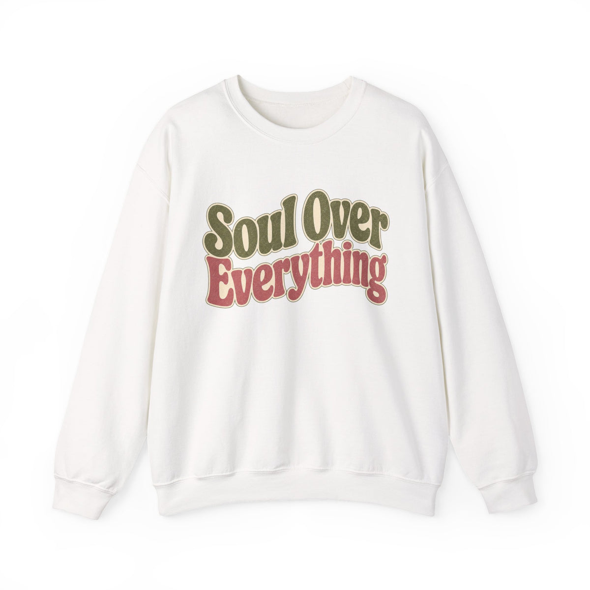 Soul Over Everything Sweatshirt - White - Front
