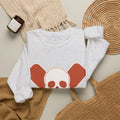 Skull & Oars Sweatshirt - Ash - Flat Lay