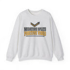Negative Splits Positive Vibes Sweatshirt - Ash - Front