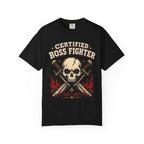 Certified Boss Fighter T-shirt - Black - On Model Side