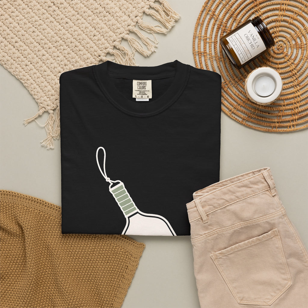 Hit Hard, Stay Loose T-Shirt - Black - Flat Lay