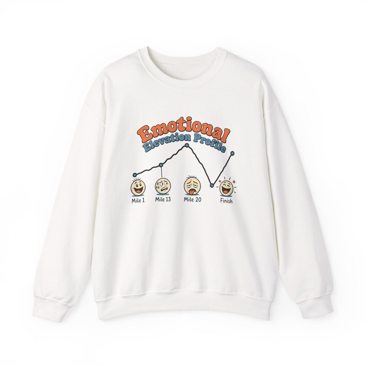 Emotional Elevation Profile Sweatshirt - White - Front