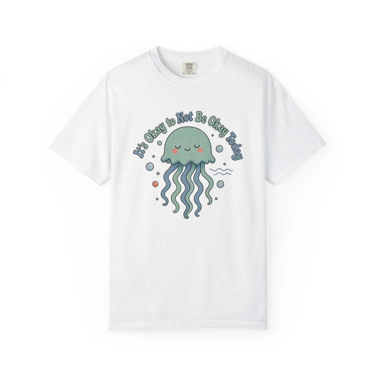 It's Okay to Not Be Okay T-shirt - White - Front